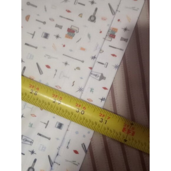 Johnnie O Polo Shirt Mens 2XL White All Over Print Geometric Performance Drinks - Picture 13 of 13